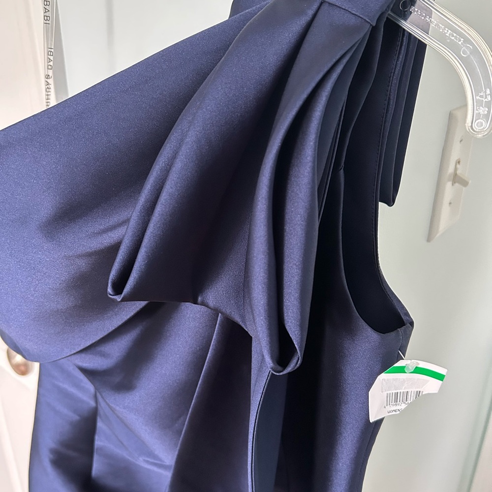 Sachin + Babi Midnight Blue One-Shoulder Gown - Picture 7 of 7